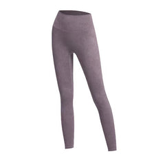 High-waisted, Slim, Nude, Comfortable, Athletic, Fitness, Running, Quick-drying, Skinny cropped pants