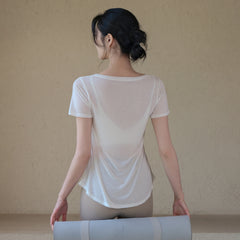 High-end lightweight and breathable sports T-shirt short sleeves