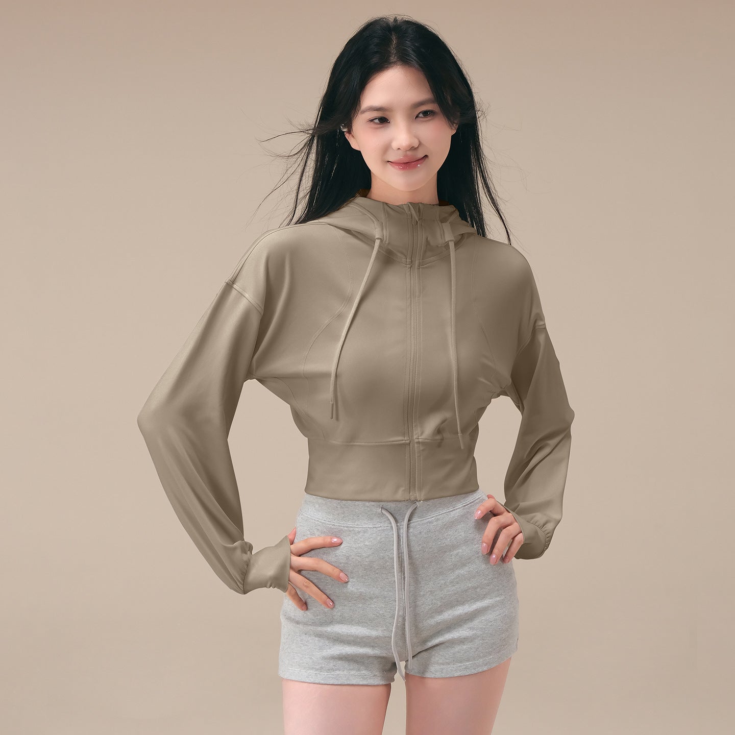 New Pilates fitness training long-sleeved loose casual jacket