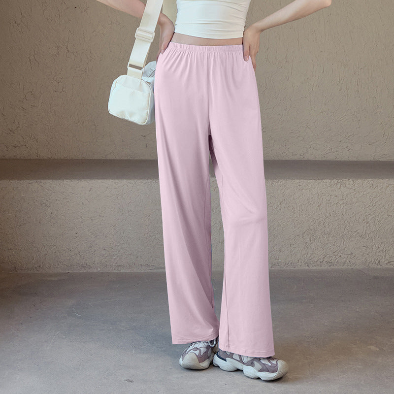 Loose, Breathable straight-leg pants