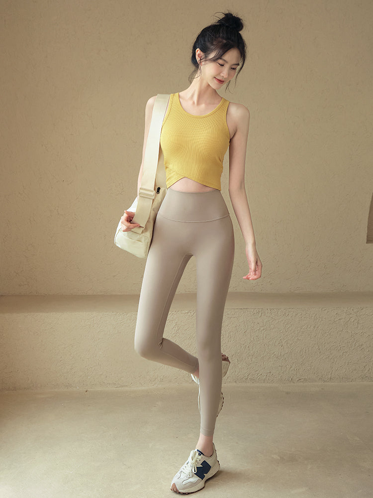 Running training auxiliary breast sports bra