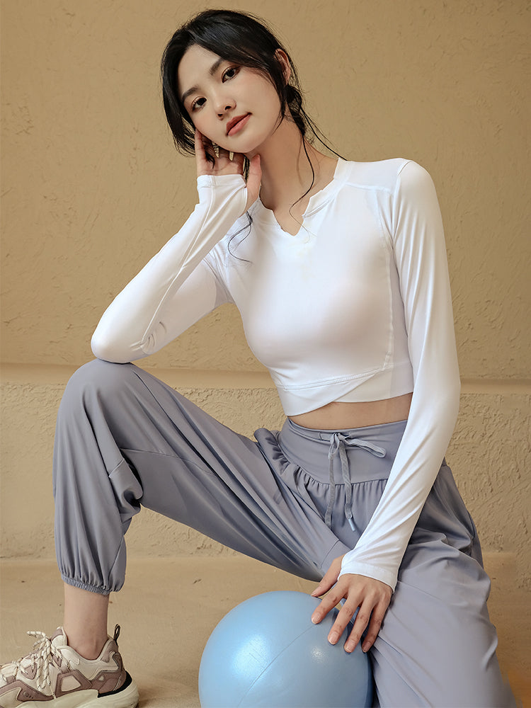 Loose slimming casual trousers