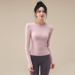 Slim slim and high-elastic sports T-shirt