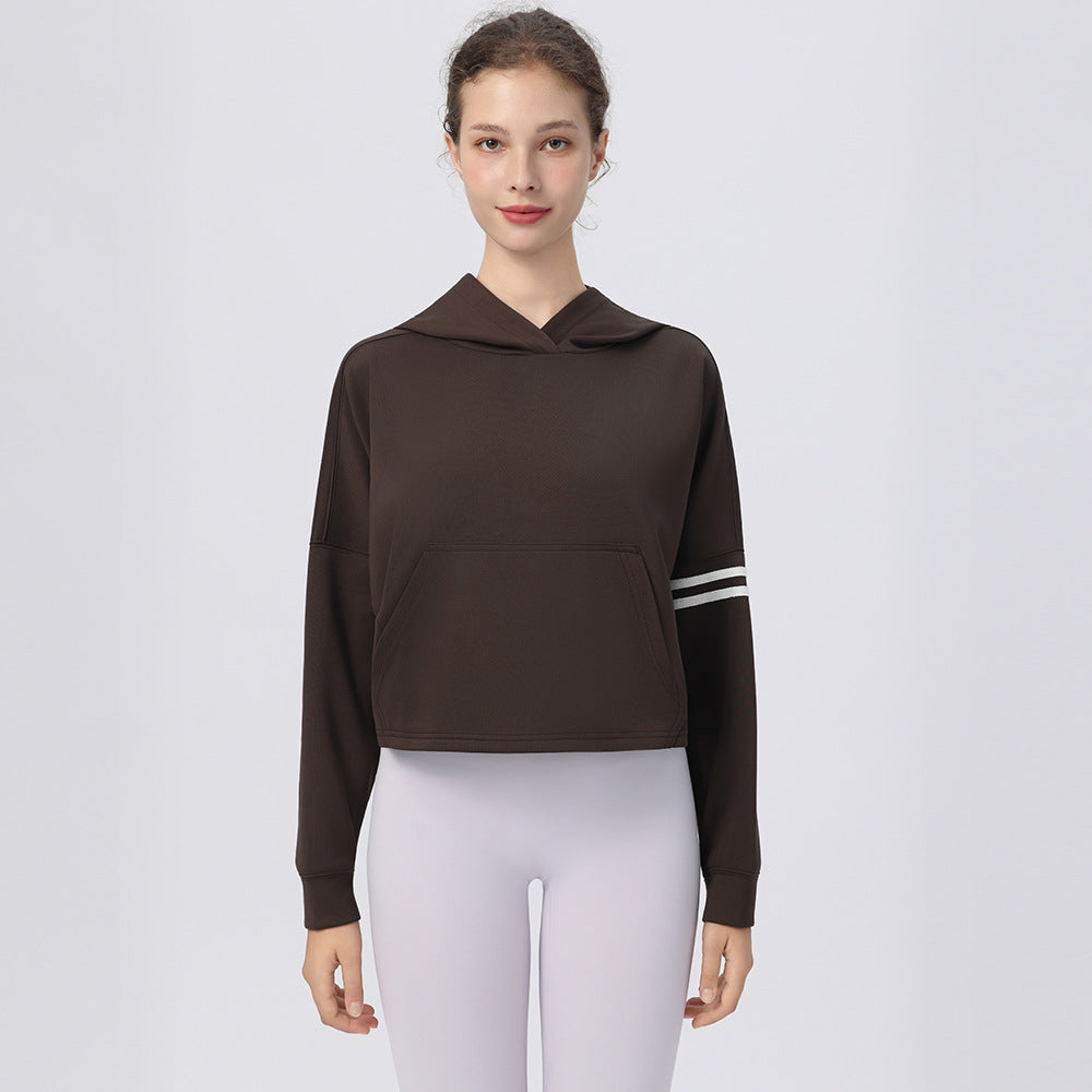 Plus size European and American hooded sports sweatshirt