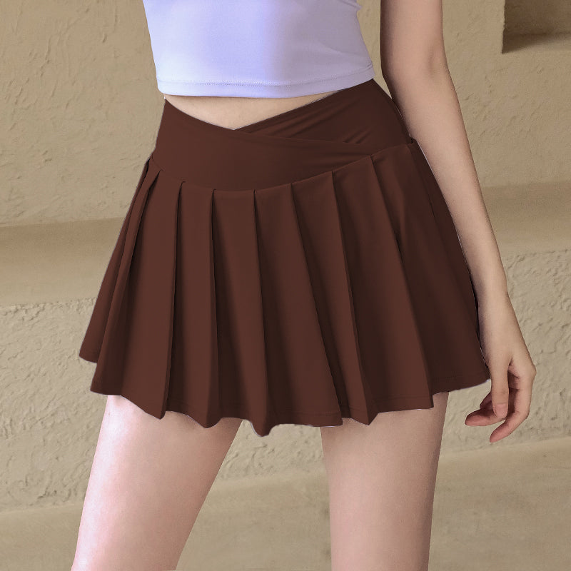 Anti-light high-waisted yoga skirt