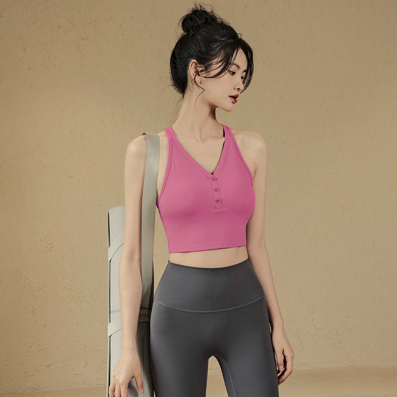 Cross back bra