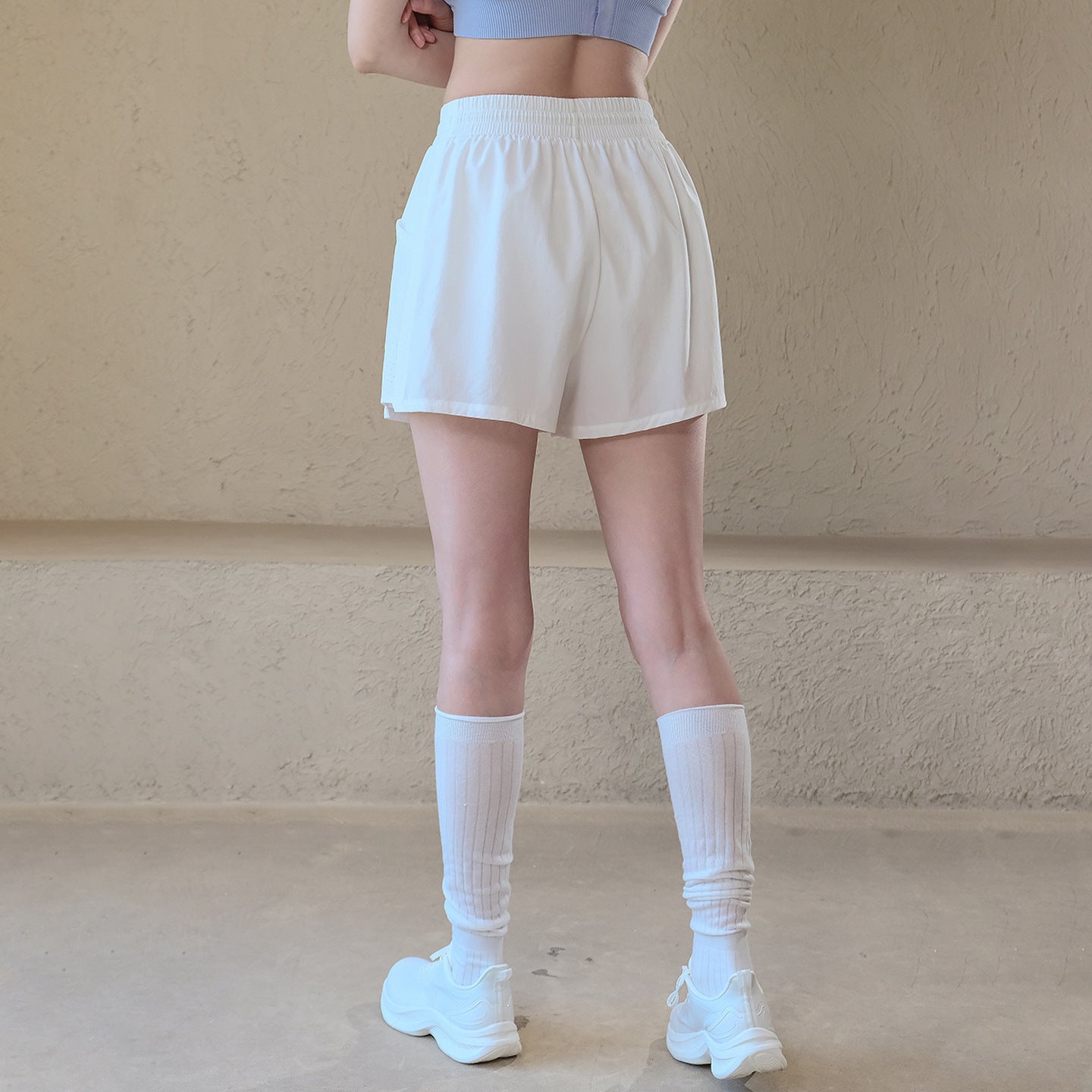 Loose, Lightweight, Breathable, Fake two-piece yoga exercise gym shorts