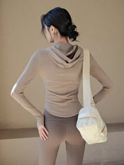 Hooded casual long sleeves