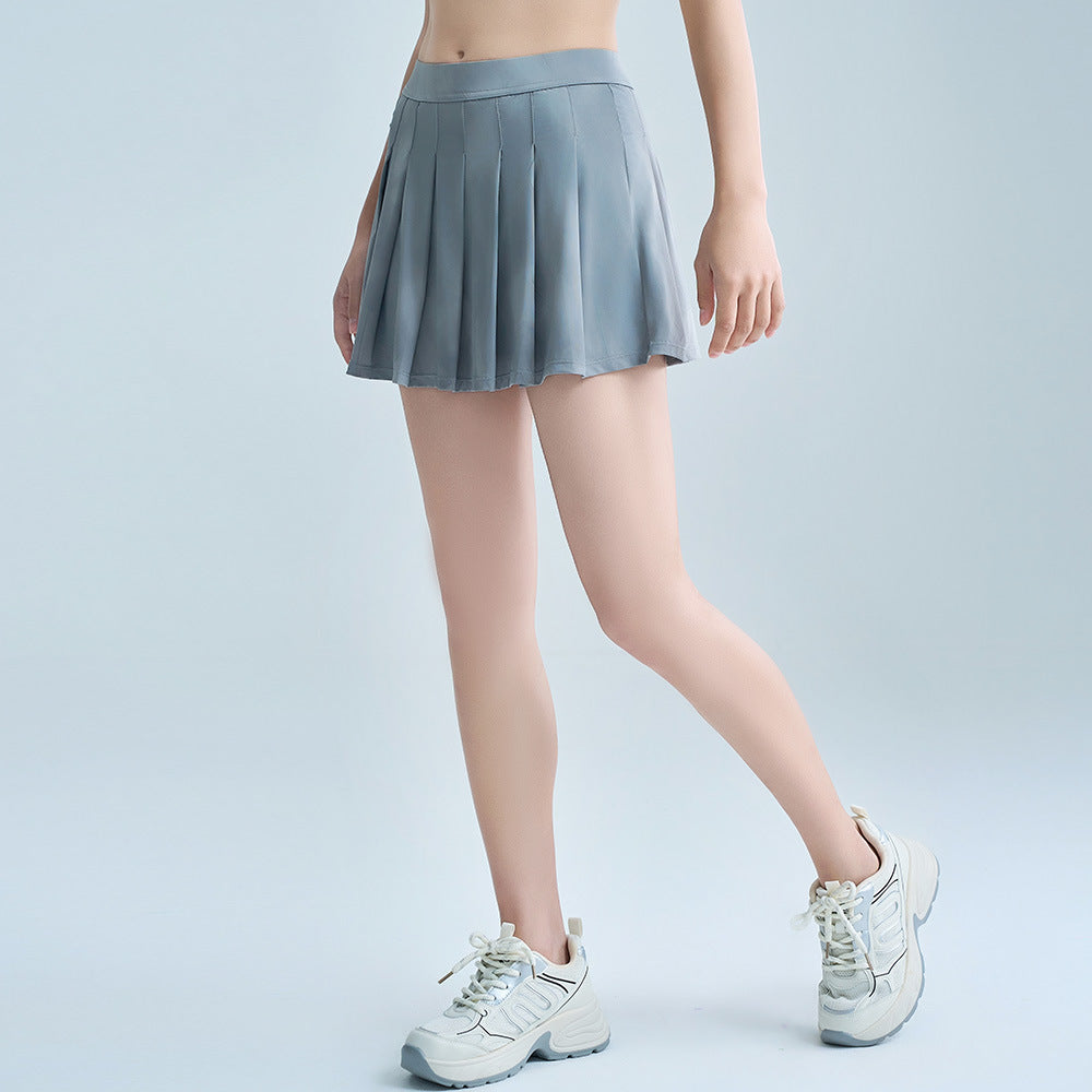 Tie-dye anti-gloss high waist, Quick drying, Breathable, Running training, Sports fitness, Short skirts, Tennis skirt