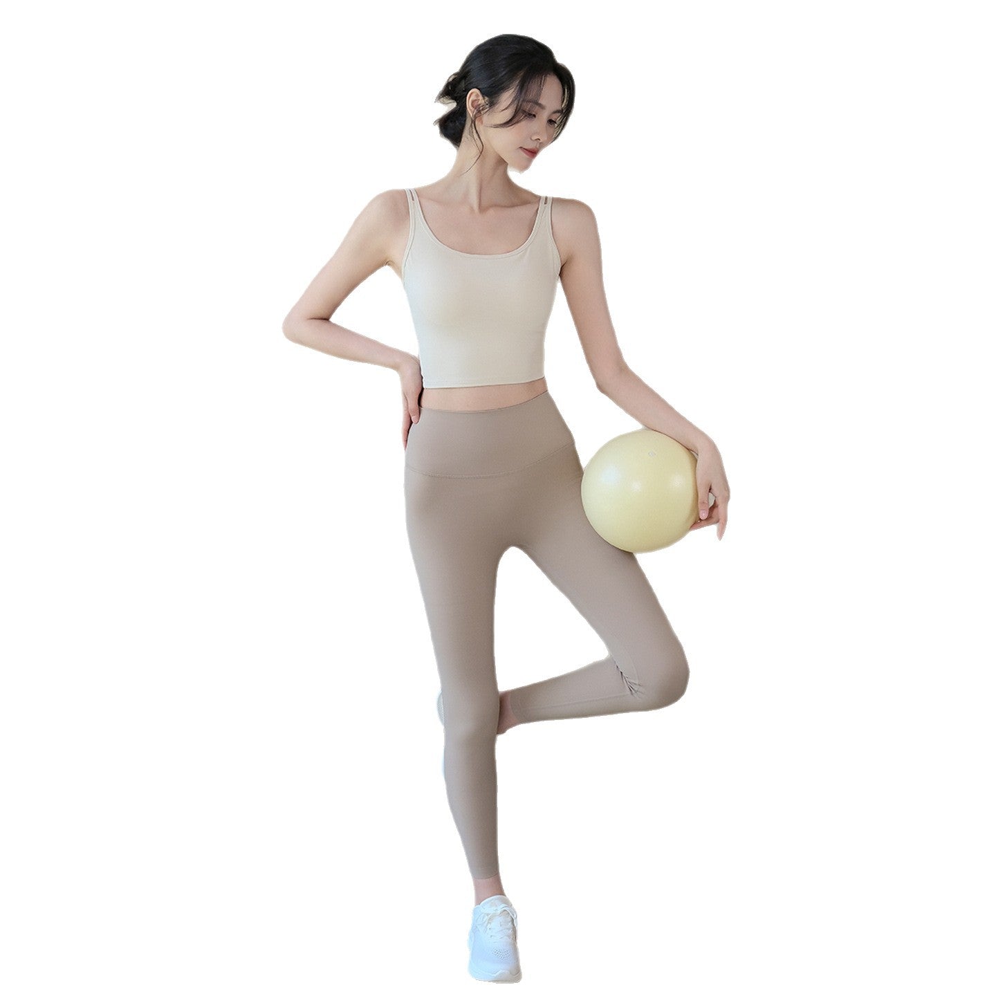 All-in-one breathable sexy running sports bra