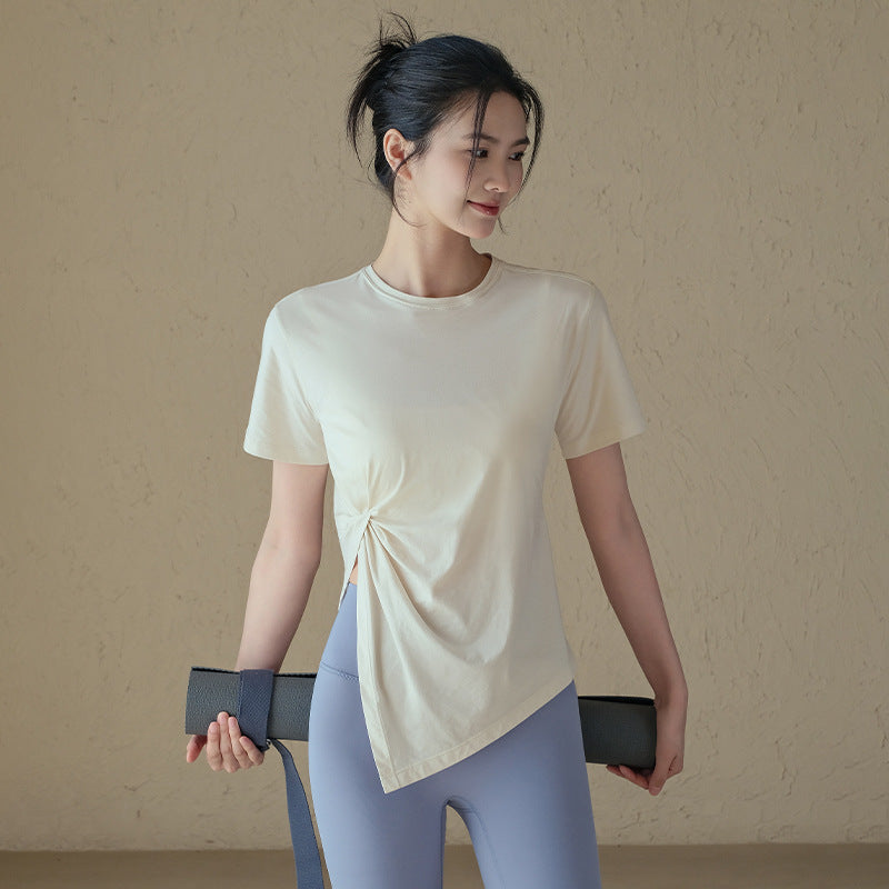 Twisted, Lightweight, Breathable short sleeves