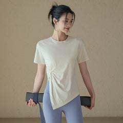 Twisted, Lightweight, Breathable short sleeves