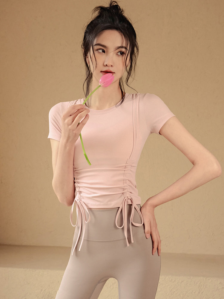 Fashion slim short sleeves