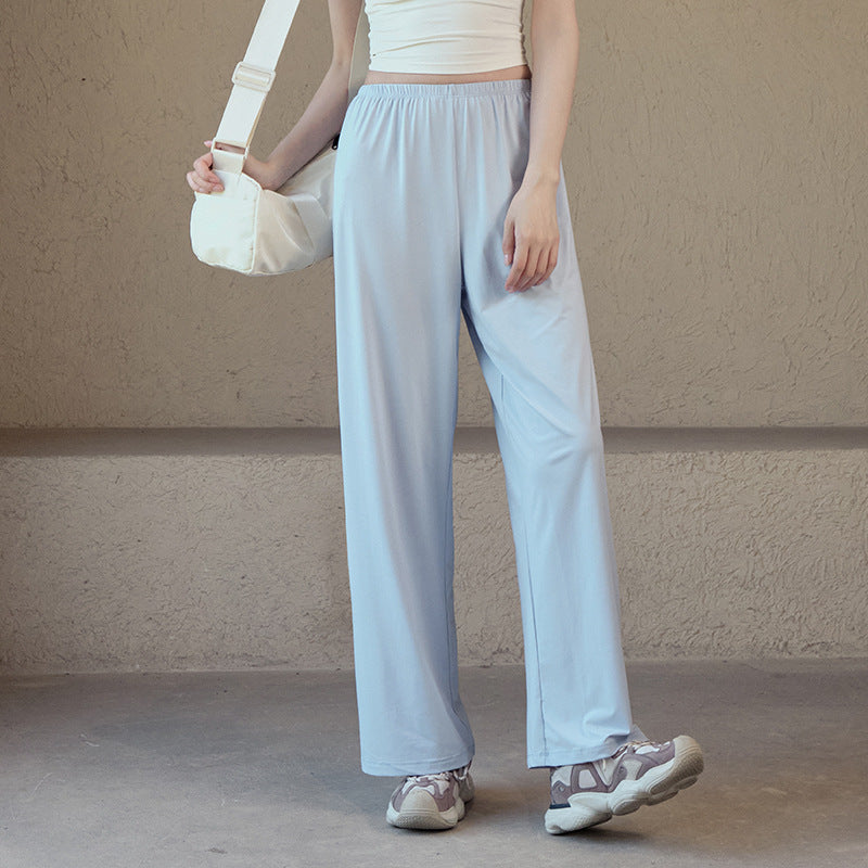 Loose, Breathable straight-leg pants