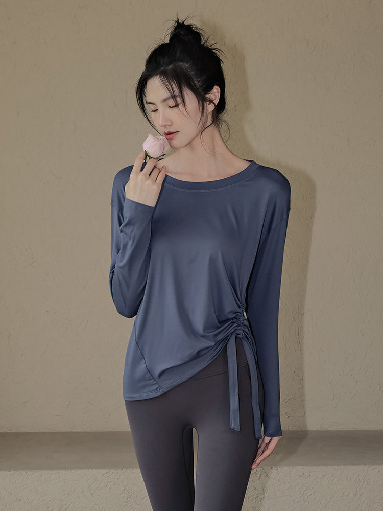 Loose and breathable yoga long sleeves