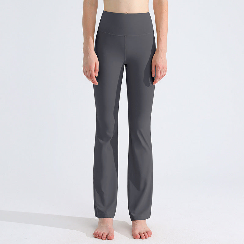 High elastic lycra butt lift flared pants