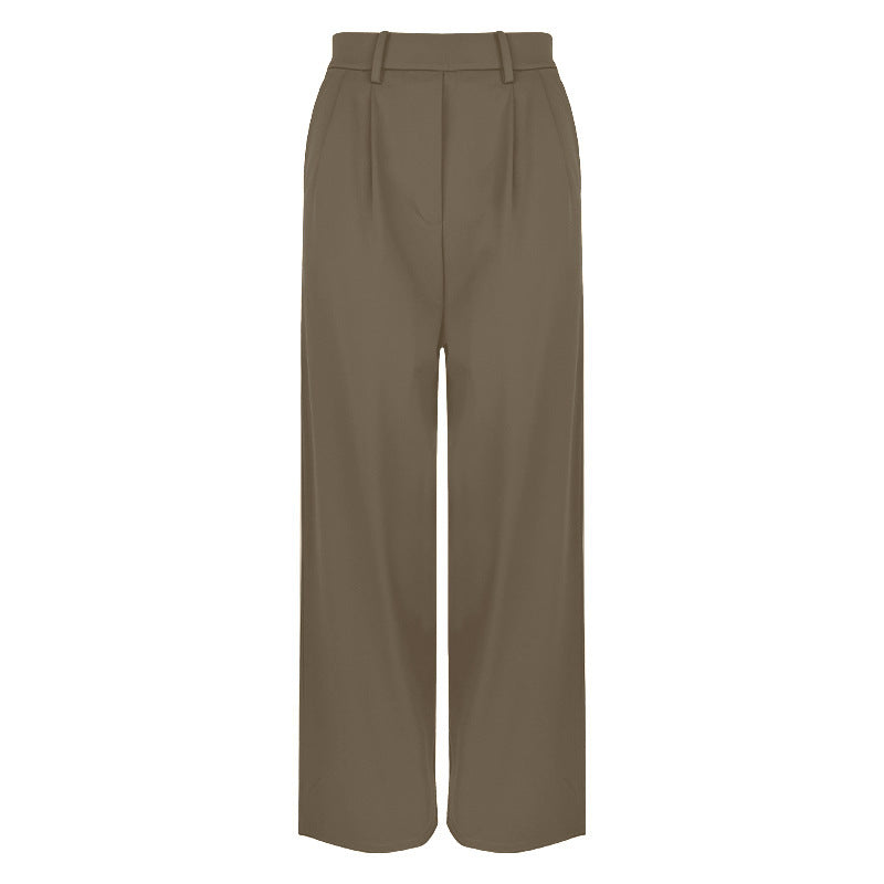 Autumn and winter high-elastic breathable slacks