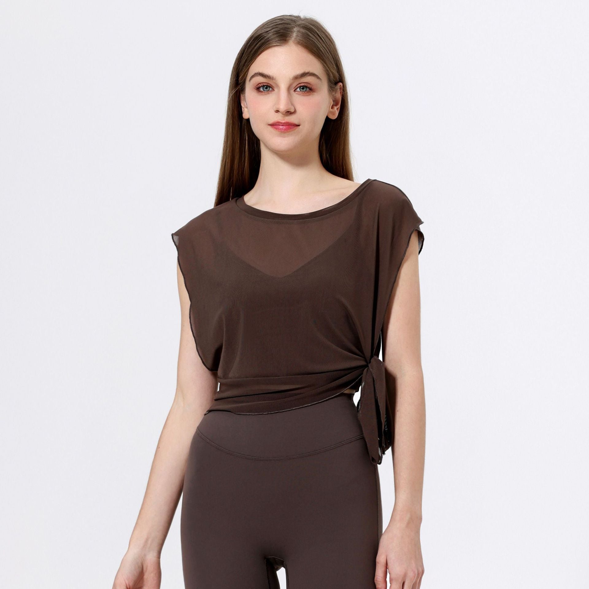 Premium camisole breathable short-sleeved set