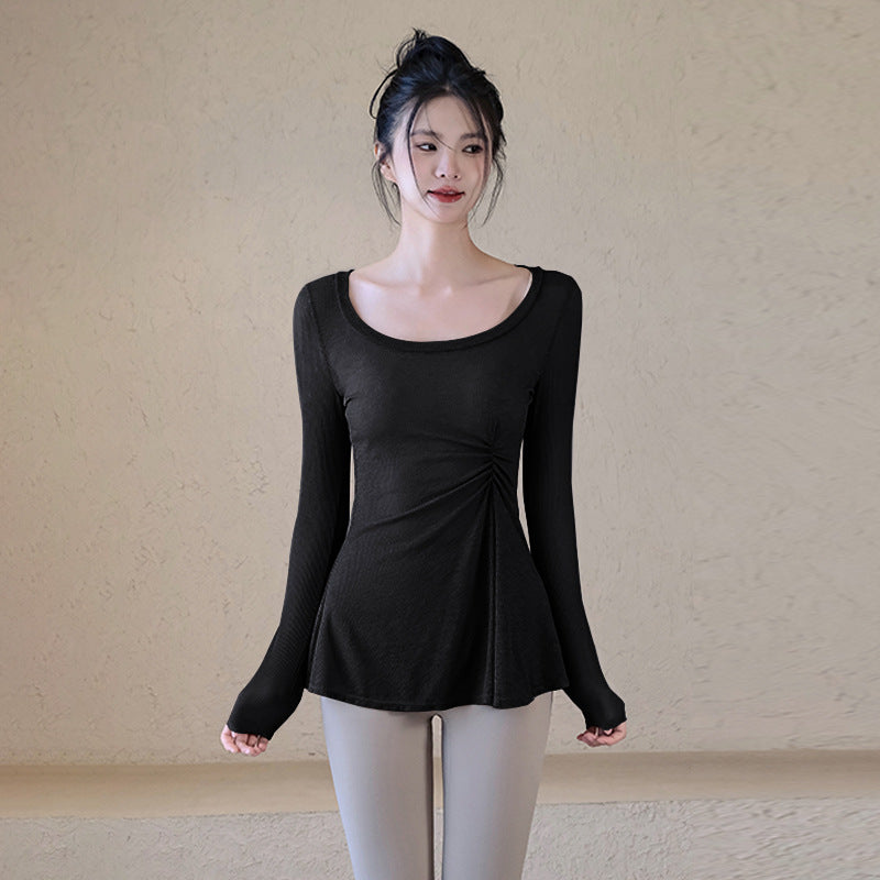 Thin breathable slimming sports cover-up