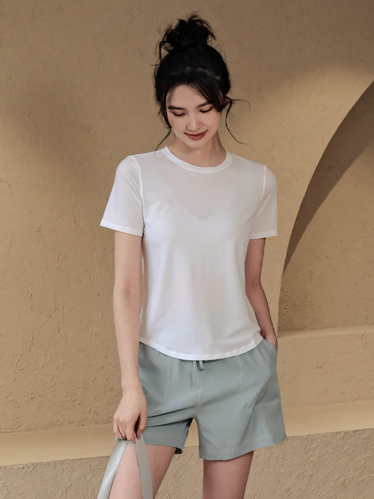 Loose quick-drying short sleeves