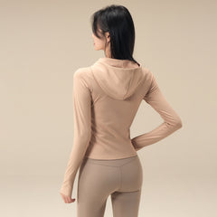 Plush slimming sports top