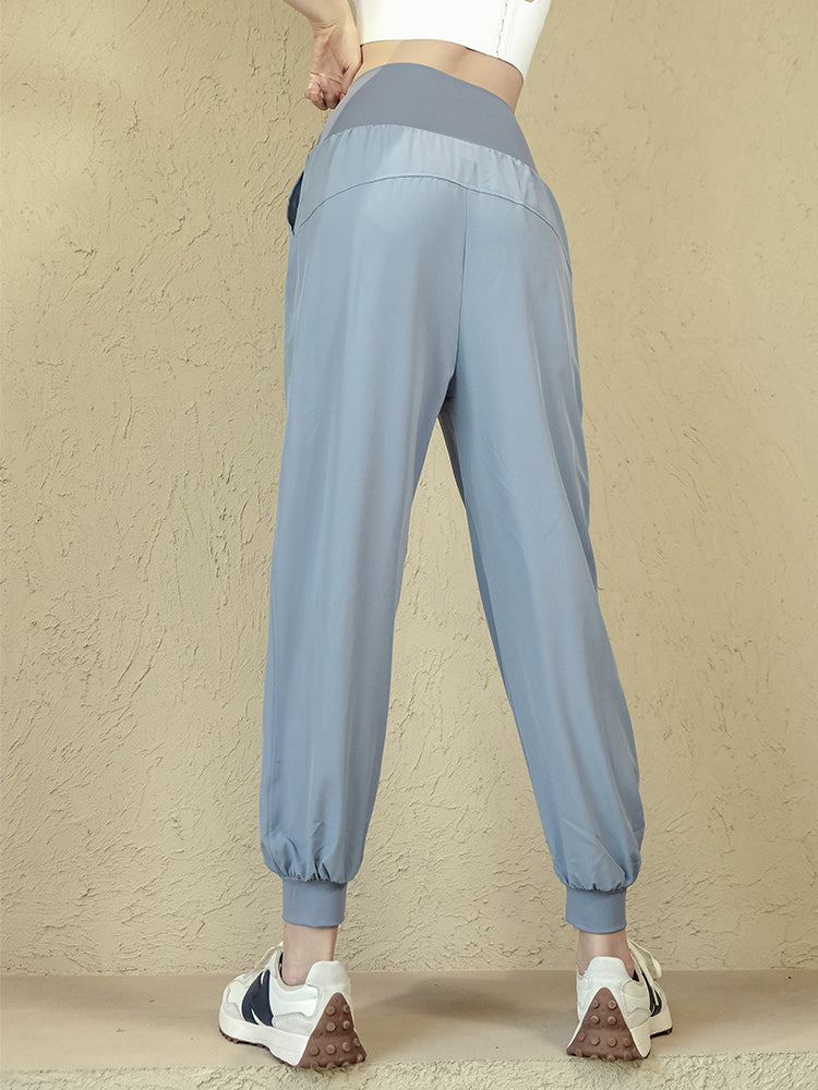 Loose quick-dry high waist pants