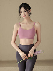 Thin strap sports bra