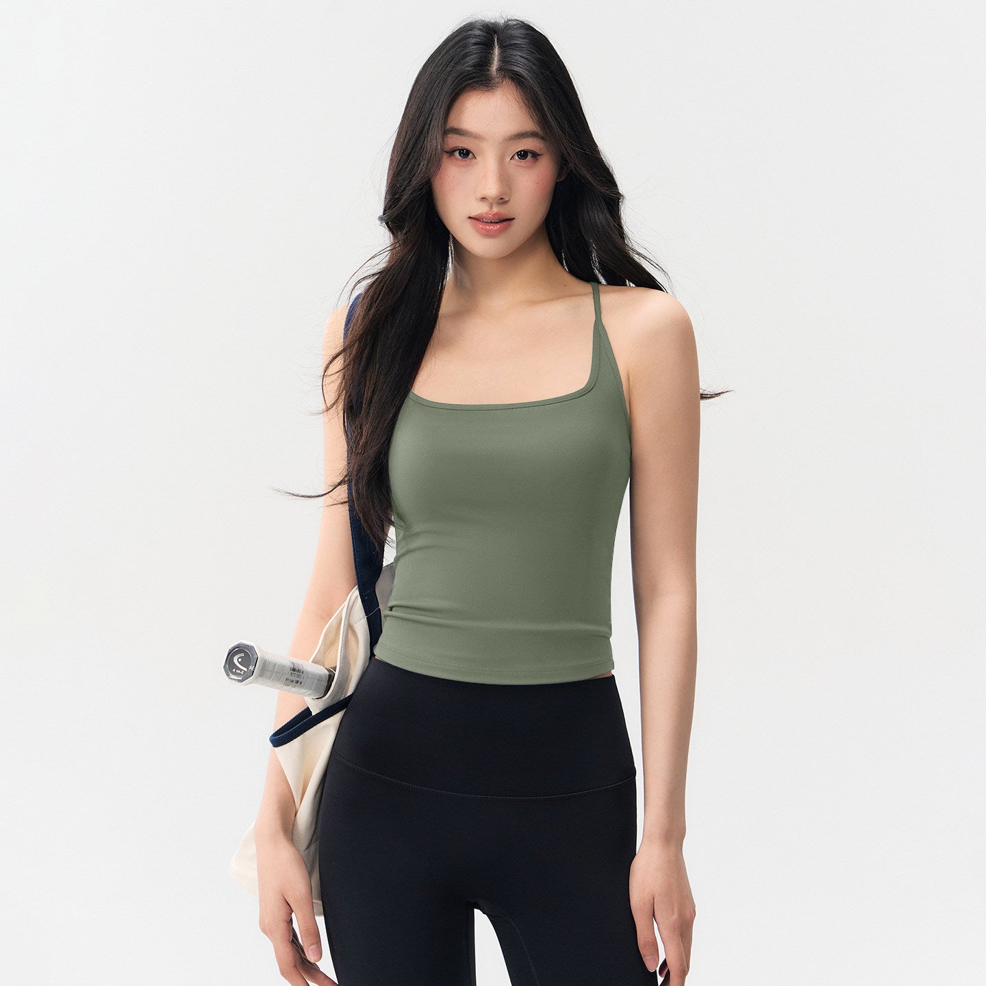 Thin strap I-shaped back shockproof vest