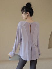 Quick-dry yoga long sleeve