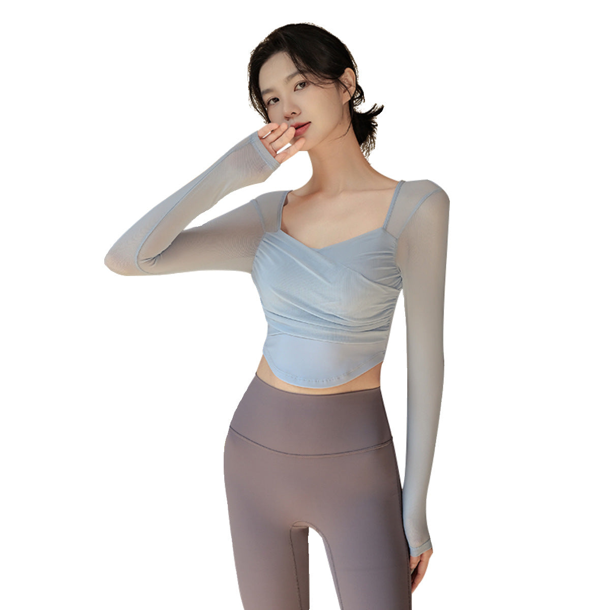 Slimming padded long sleeves