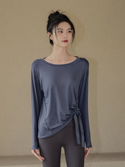 Loose and breathable yoga long sleeves