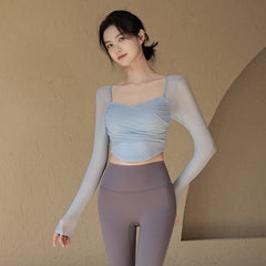 Slimming padded long sleeves