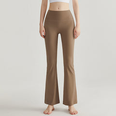 Flared wide-leg pants