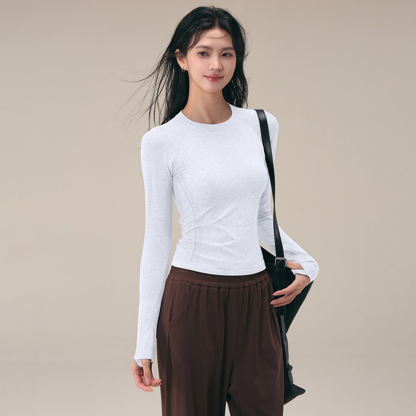 New tight-fitting, Slimming, Nude, Comfortable and breathable yoga top