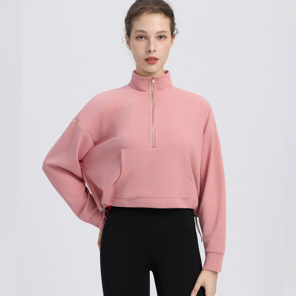 Loose, Breathable, Running stand-up collar and long sleeves