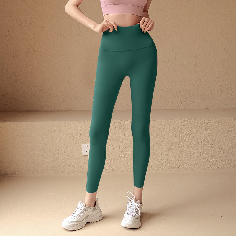 Laika nude high-waisted skinny hip-lifting trousers