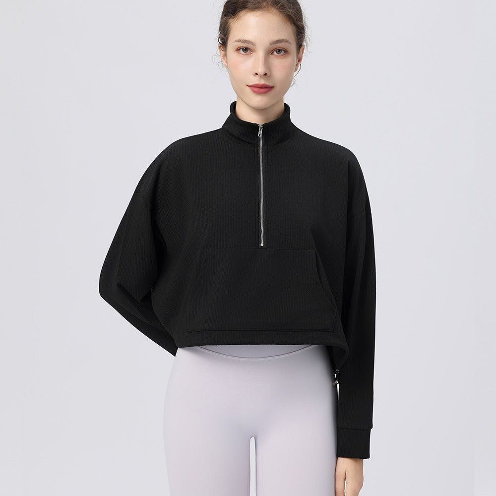 Loose, Breathable, Running stand-up collar and long sleeves