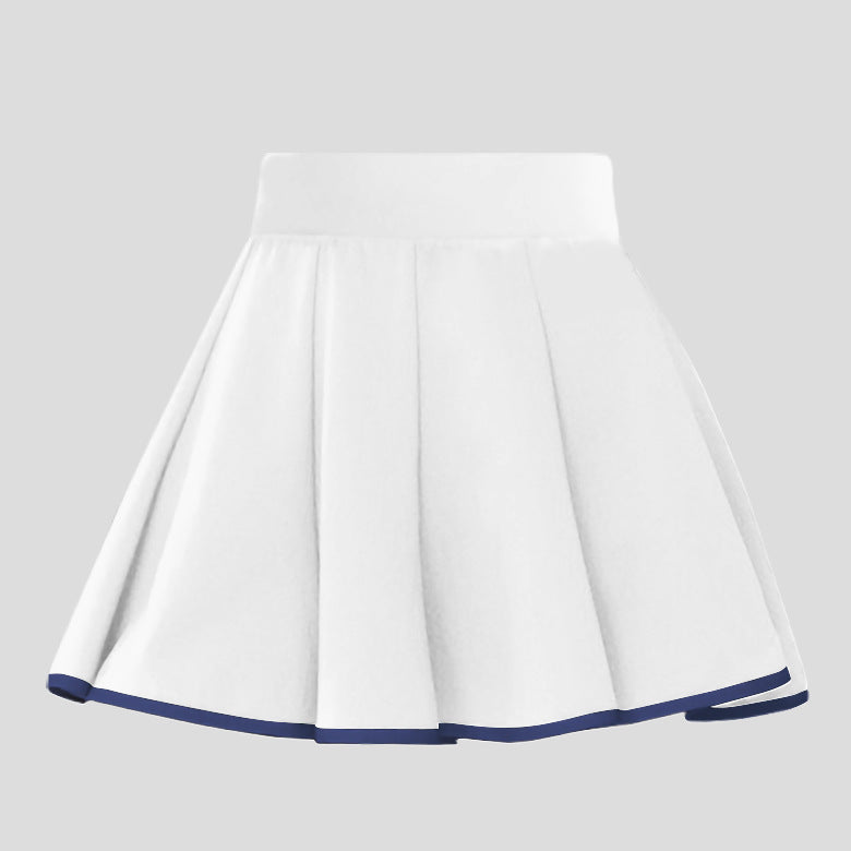 Collegiate style comfortable sports anti-light fitness skirt