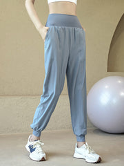Loose quick-dry high waist pants