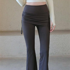 High-waisted slimming and comfortable sports bootcut pants