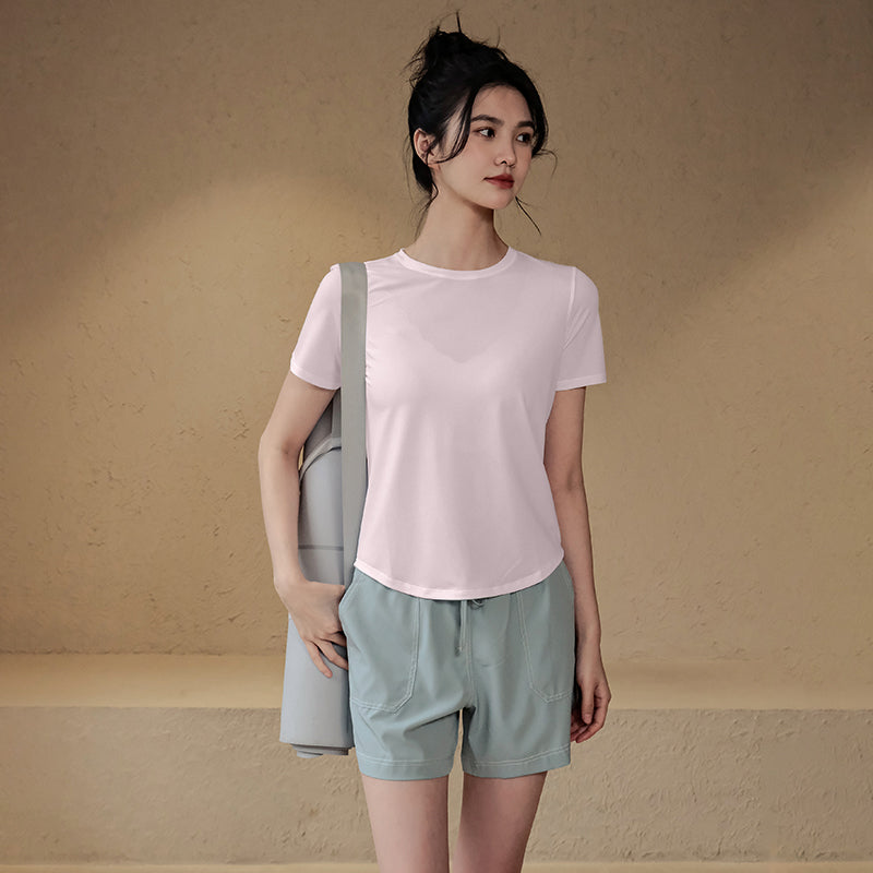 Loose quick-drying short sleeves