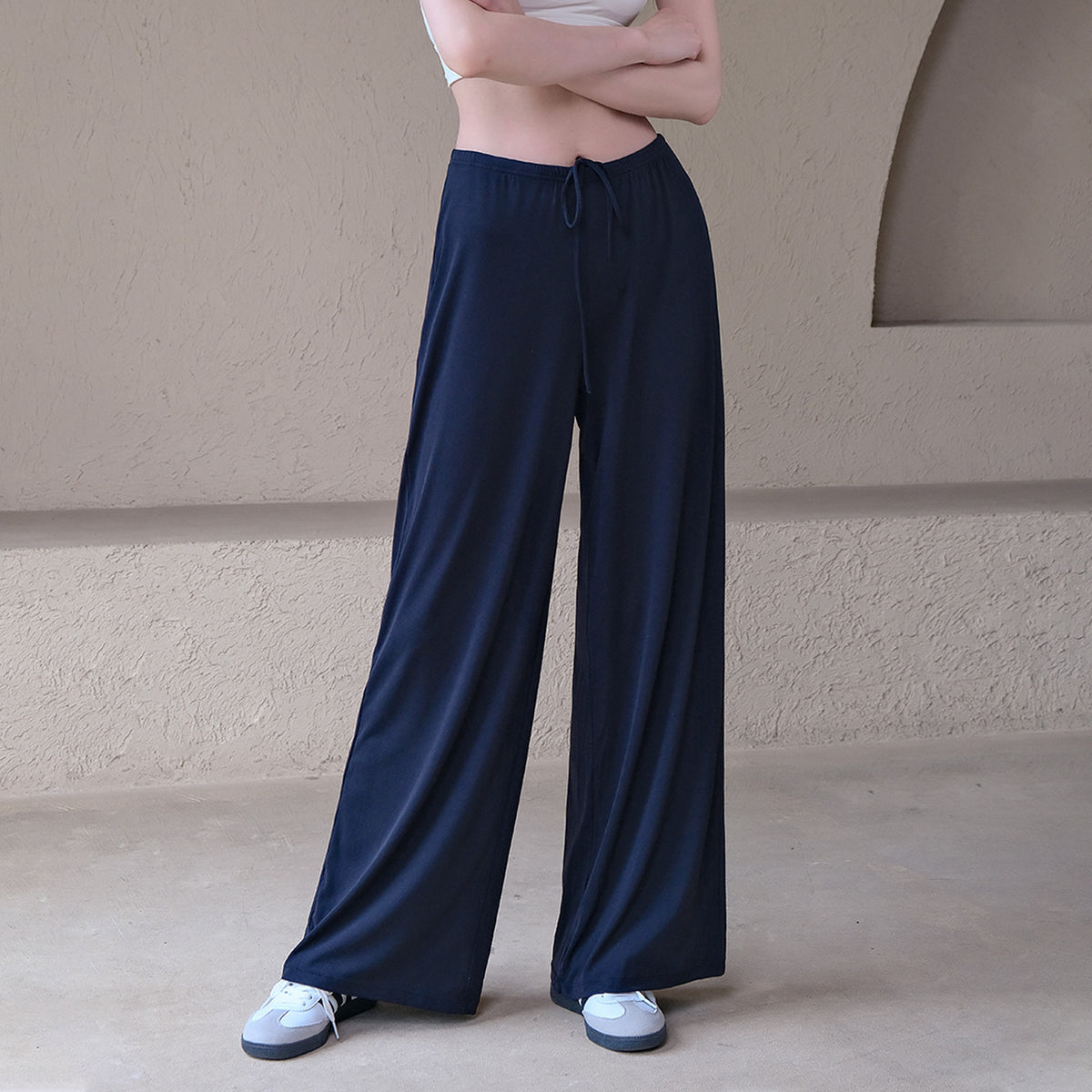 Cool, Breathable, Loose, Thin, Antibacterial, Running sports wide-leg pants