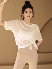 Sun protection quick-drying short sleeves