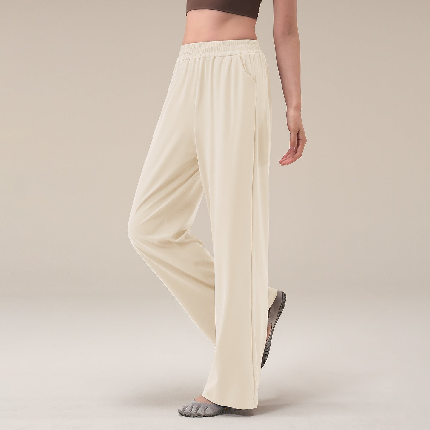 New casual loose straight slimming wide-leg pants