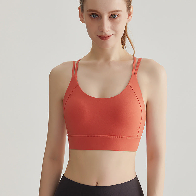 Cross back yoga tank top