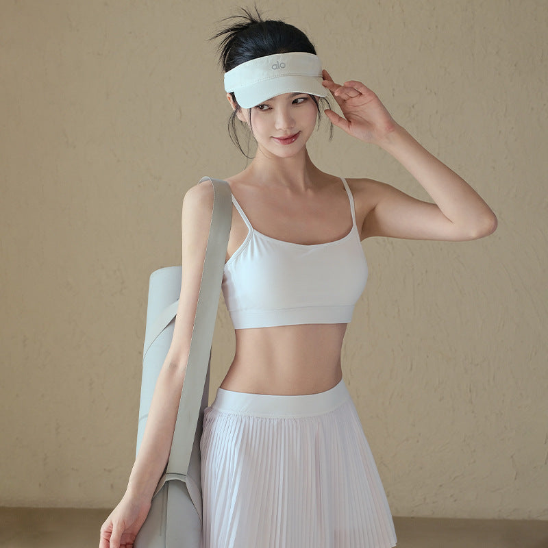 A high-quality slim back suspender bra