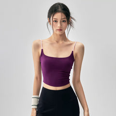 Integrated shockproof suspender contrast vest