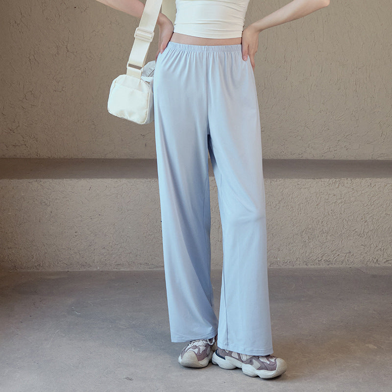Loose, Breathable straight-leg pants