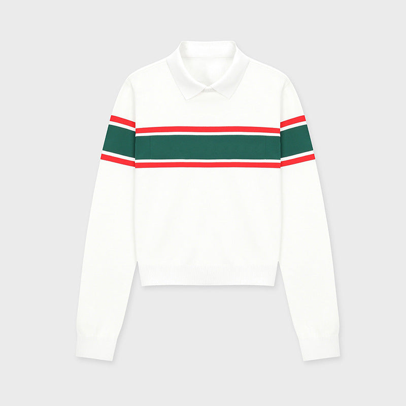 Loose and delicate outdoor sports shirt polo shirt long-sleeved top
