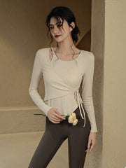 High-value niche quick-drying yoga long sleeves